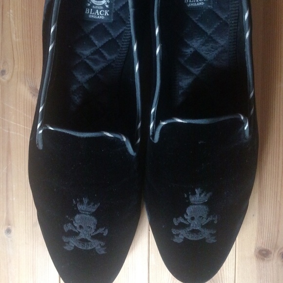 BARKER BLACK Hand embroidered logo Black Velvet 12 main image 8
